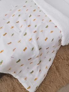 <span class=keywords><strong>Couverture</strong></span> à langer en mousseline polaire pour bébé, impression double face, avec différentes couleurs, pour différentes tailles de lit. - Product Image 4