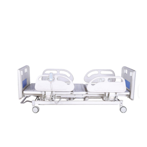 Lit d'hôpital manuel à 2 fonctions réglables avec tête <span class=keywords><strong>de</strong></span> lit en ABS, roulettes silencieuses, capacité <span class=keywords><strong>de</strong></span> charge <span class=keywords><strong>de</strong></span> 250 kg pour les soins aux patients à domicile ou à l'hôpital - Product Image 3