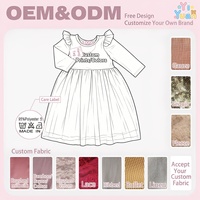 Robe de princesse en tulle à manches longues pour petites filles, modèle ODM, unie, avec sequins étoiles, pour anniversaire et fête