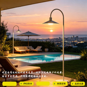 Lampe de jardin extérieure étanche 3W, lampadaire moderne pour jardin, cour, villa, terrasse, éclairage d'ambiance paysager - Product Image 3