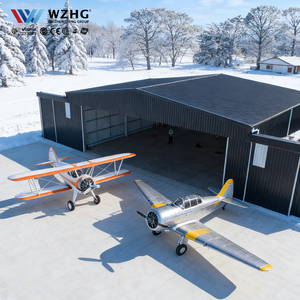 Hangar de Acero Ligero para Aviones, Económico para Aeronaves Grandes - Product Image 1