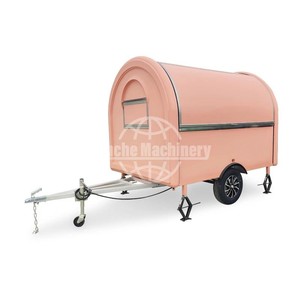 Remorque de restauration rapide à double étage en acier inoxydable, aluminium et fibre de verre, résistante à la rouille, garantie 2 ans, pour la vente de glaces et de hot-dogs - Product Image 2