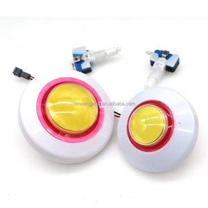 75mm <span class=keywords><strong>100mm</strong></span> lớn đầy màu sắc RGB nấm S <span class=keywords><strong>push</strong></span> <span class=keywords><strong>button</strong></span> cho chơi game hiting đậu Arcade Coin bán hàng tự động Claw máy cho vui chơi giải trí - Product Image 1