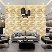 Panneau mural 3D en PVC durable, imperméable et ignifuge pour décoration de fond de salon et de chambre à coucher de télévision