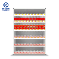 Dépanneur Vente en gros Présentoir à cigarettes mural à poussoir avec étui latéral à cigarettes