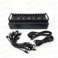 Hub de transmission de données et chargeur de téléphone portable USB 40 ports, extension d'interface multi-ports, compatible Farm Box