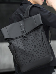 Roll Top <b>Laptop</b> <b>Backpack</b> Unisex Large Capacity Oxford Travel Waterproof School Bag Computer <b>Backpack</b> - Product Image 5