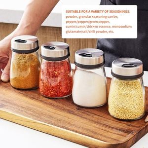 Ustensiles de cuisine, vaporisateur réglable, bouteille en verre, shaker à épices, pots, camping, barbecue, shaker à sel et à poivre - Product Image 3