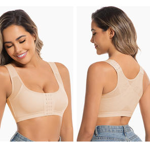 Soutien-gorge bustier ajustable à fermeture frontale, grande <span class=keywords><strong>taille</strong></span>, sans armatures, affine l'apparence des gros seins, respirant, pour le sport et le yoga - Product Image 5