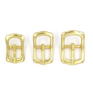 Hebilla de Cinturón de Latón Sólido Disponible en Tamaño Personalizado, Elegante Adorno para la Cintura, Unisex - Product Image 1