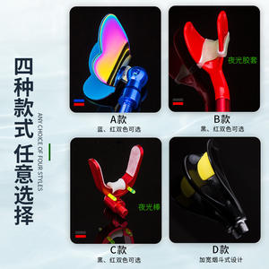 ที่วางคันเบ็ดอลูมิเนียมสีแดง หัวรองรับขนาดใหญ่พร้อมแผ่นรองนุ่มเพื่อการติดตั้งที่มั่นคง - Product Image 2