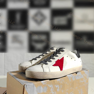 Zapatos Deportivos Planos de Cuero Desgastado con Estrellas Retro Unisex GGBD de Alta Calidad, Otoño Invierno, Estrella de Cinco Puntas, Venta de Fábrica - Product Image 1