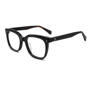 Modello 240041 quadrato acetato montatura ottica Vintage acetato occhiali da vista logo personalizzato montatura Ready Stock occhiali <span class=keywords><strong>l</strong></span> retrò - Product Image 2