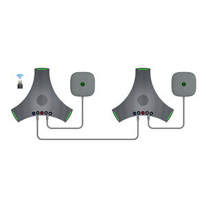 Professional 360. Blue Tooth Conference Speakerphone With Noise Cancellation, Daisy-Chaining 10H Battery for Large Meeting Rooms - Product Image 2