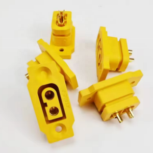 หัวต่อ XT60E-F ตัวเมีย ชุบทอง/ทองเหลือง ชุบด้วยนิกเกิล สำหรับเชื่อมต่อแบตเตอรี่ - Product Image 1