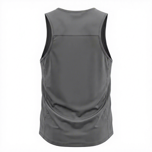 Débardeur de sport pour homme personnalisé OEM/ODM avec logo, séchage rapide, protection solaire, idéal pour l'entraînement en salle de sport, optionnel - Product Image 5