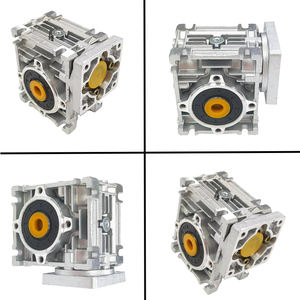 웜 기어 박스 속도 감속기 RV30-50 비율 50:1 웜 기어 모터 스테퍼 Nema 23 스테퍼 웜 기어 박스 자동 잠금 감소 - Product Image 4