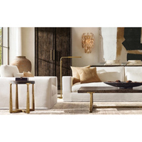 Modernes Luxus-Modulsofa mit U-Form-Design, Holzrahmen und Stoffbezug für Wohnzimmer, Lager und Werkstatt