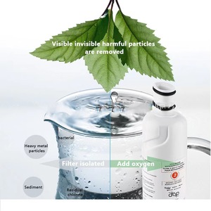 Filtre à eau pour réfrigérateur FlLTERD2, charbon actif de coque de noix de coco, filtration directe pour eau potable, glace et eau - Product Image 3