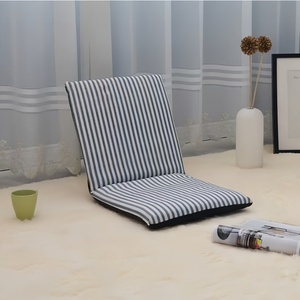 Silla de Playa <span class=keywords><strong>Plegable</strong></span> con Respaldo Ajustable, Cojín a Rayas, Asiento Tipo <span class=keywords><strong>Tumbona</strong></span> para Exteriores, Jardín, Viajes y Playa - Product Image 3