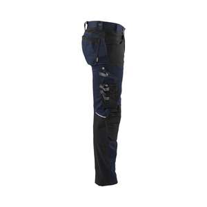 BLAKLADER - 179918608699C156 Craftsman <b>trousers</b> with <b>stretch</b> Dark navy/<b>Black</b> - EAN 7330509862216 WORK <b>TROUSERS</b> - Product Image 4