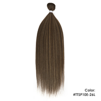 Extensions de cheveux synthétiques Rebecca EZ STRAIGHT pour tresses au crochet, lisses et soyeuses, qualité salon, naturelles, fabriquées à la machine, vente en gros