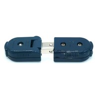 90-Grad-Drehbarer Rechtwinkliger Netzstecker JHD-2201 Amerikanischer Standard Zweiflachstecker US-Stromanschluss-Stecker