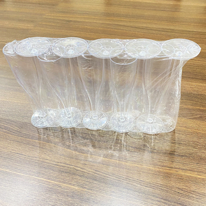 Flûtes à champagne en plastique à bord doré, 1 pièce Flûtes à champagne en verre personnalisées pour <span class=keywords><strong>mariage</strong></span> - Product Image 3