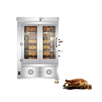 Rôtissoire de poulet à charbon de bois commerciale/Machine à barbecue en acier inoxydable