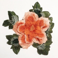 Indah Multi warna 3d bunga Peony bordir renda Applique menjahit Patch DIY Kerajinan Dekorasi LT2507A
