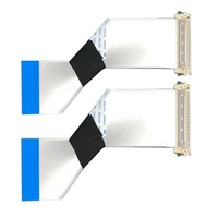 32AWG de FFC Flexible plana de 200mm Cable de 30 pines mismo y invertido dirección FPC cables