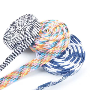 Großhandel Fabrikpreis 100% Polyester Fischgrätmuster Elastisches Geflochtenes Armband Uhrenband Gurtband Verdicktes Elastisches Heimtextil - Product Image 6