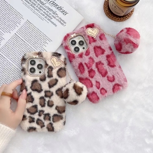 เคสโทรศัพท์ขนปุยน่ารัก,เคสนิ่ม Tpu ซิลิโคนคลุมด้านหลังลายเสือดาวสำหรับปี IPhone14 13 12 11 Pro Max X Xs Max Xr 6 7 8 Plus - Product Image 2