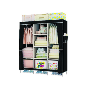 Singolo semplice metallo combinazione di assemblaggio di tubi in acciaio armadio porta vestiti <span class=keywords><strong>camera</strong></span> <span class=keywords><strong>da</strong></span> letto <span class=keywords><strong>appendiabiti</strong></span> <span class=keywords><strong>appendiabiti</strong></span> incluso - Product Image 2