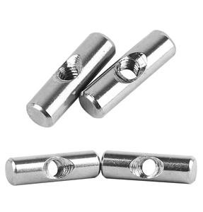 Oem/ODM d6xm4x10 <span class=keywords><strong>SS304</strong></span> búa <span class=keywords><strong>Nut</strong></span> một từ chủ đề lỗ M4 M5 M6 hình trụ định vị Pin nhúng kết nối <span class=keywords><strong>Nut</strong></span> cho khai thác mỏ - Product Image 2