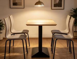 Silla de Dos Plazas de Estilo Nórdico con Estructura de Acero Inoxidable, Tamaño Compacto para Cocina, Cafetería, Panadería, Servicio de <span class=keywords><strong>Buffet</strong></span> - Product Image 3