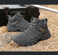 Nouvelles chaussures de randonnée, de pêche et de montagne pour hommes, mi-hautes, antidérapantes, durables et confortables, Shero A03_P842837