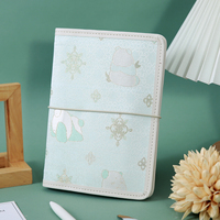 Mini carnet à spirales A7 en jacquard, porte-cartes portable, agenda, logo personnalisé, papeterie mignonne, cadeau