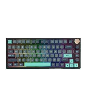Clavier de jeu sans fil RGB multifonctionnel personnalisé pour PC gamer, disposition VGN N75 75 %, avec trois modes et boutons interchangeables à chaud - Product Image 1
