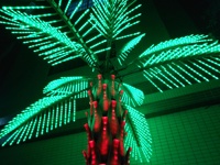 4.5m höhe grün outdoor led beleuchtet palme