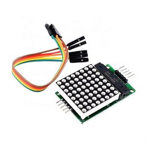 <span class=keywords><strong>MAX7219</strong></span> Module d'affichage à LED à matrice de points 8x8 pour kit de bricolage avec support en cascade - Product Image 2