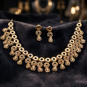 Wholesale Forming 14K 18K 24K Gold Filled Turkish Necklaces Set, Traditional Jewelry, Fashion Jewelry, Brass Gold Plated Jewelry - Product Image 2