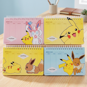 Juego de 4 Agendas con Espiral, Papelería Coreana para Niños, Lindos Personajes de Anime, Diario, Cuaderno, Regalo para Niños - Product Image 3