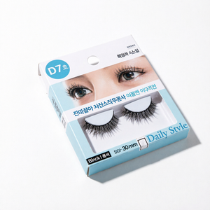 Faux cils quotidiens D7 30 mm, style quotidien, cils en bande complète - Product Image 1