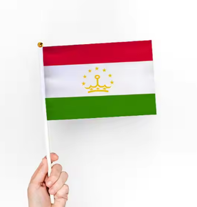 Сингапур, мини-Национальный флаг страны, изготовленный из полиэстера, с ручным развевающимся дизайном, с цифровым печатным ручным флагом - Product Image 3