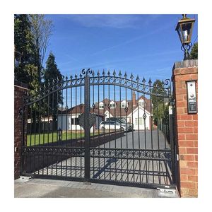 גן אבקה מצופה ברזל יצוק וגדר יוקרה דקורטיבי נדנדה שערים - Product Image 2