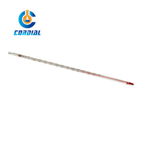 CORDIAL claro vidro Álcool Termômetro branco volta amarela, tipo de Laboratório - Product Image 1