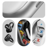 Vente directe usine Nouveau design D MOOSTER D93 Écouteurs sans fil semi intra-auriculaires LED avec traduction IA et réduction de bruit ENC, autonomie de 10-15 heures