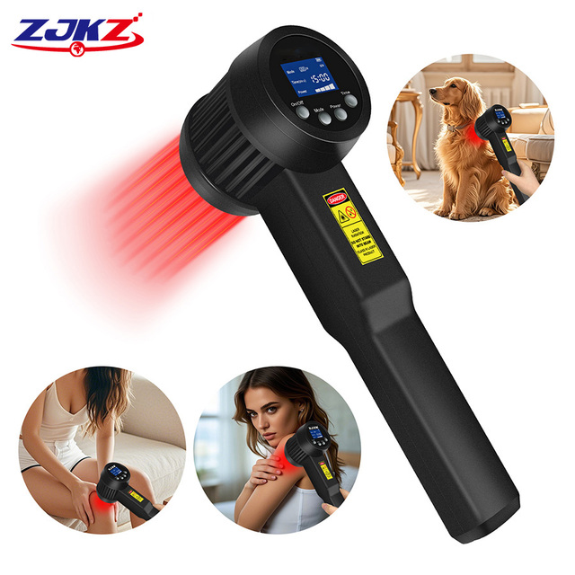 ZJKZ 305W Veterinary Physiotherapy Cold Laser 808nm 905nm Class 4 Pet Laser Machine for Pet Medical Clinic Supply