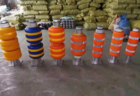 Système de barrière de sécurité routière à rouleaux, barrière anti-collision rotative en EVA absorbant les chocs, barrière de circulation de classe diamant